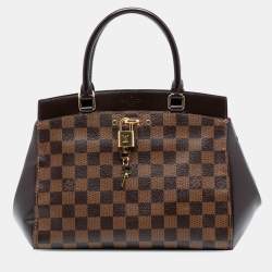 Pre Owned Louis Vuitton Brown Damier Ebene Rivoli MM