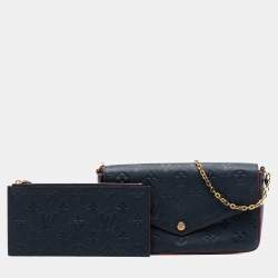 مملوكة مسبقًا حقيبة فيليسي لوي فويتون إمبريانت مونوغرام زرقاء