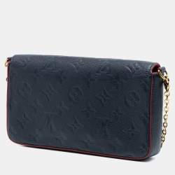 مملوك ة مسبقًا حقيبة فيليسي لوي فويتون إمبريانت مونوغرام زرقاء