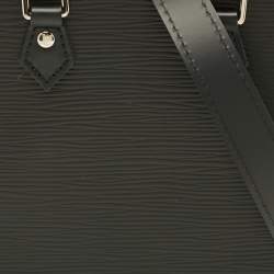 مملوكة مسبقًا Louis Vuitton Sac Plat Petit Black Epi Leather Tote