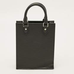 مملوكة مسبقًا Louis Vuitton Sac Plat Petit Black Epi Leather Tote
