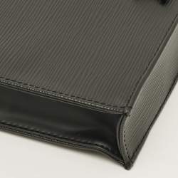 مملوكة مسبقًا Louis Vuitton Sac Plat Petit Black Epi Leather Tote