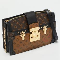 Pre Owned Louis Vuitton Trunk Monogram Reverse Canvas Clutch