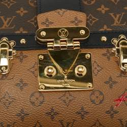 Pre Owned Louis Vuitton Trunk Monogram Reverse Canvas Clutch