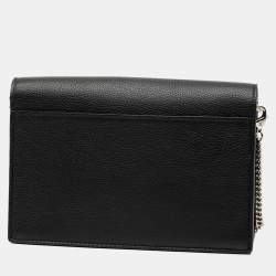 Pre Owned محفظة سلسلة مايلوكم أسود لويس فيتون