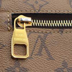 Pre Owned حقيبة كروس بودي لوي فيت ون مونوغرام ريفيرس بوشت ميتيس قماش مطلي بني