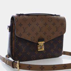 Pre Owned حقيبة كروس بودي لوي فيتون مونوغرام ريفيرس بوشت ميتيس قماش مطلي بني