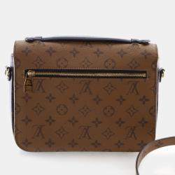 Pre Owned حقيبة كروس بودي لوي فيتون مونوغرام ريفيرس بوشت ميتيس قماش مطلي بني