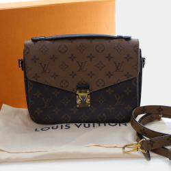 Pre Owned حقيبة كروس بودي لوي فيتون مونوغرام ريفيرس بوشت ميتيس قماش مطلي بني