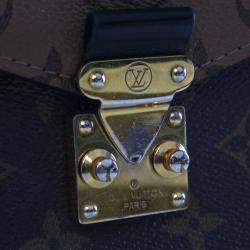 Pre Owned حقيبة كروس بودي لوي فيتون مونوغرام ريفيرس بوشت ميتيس قماش مطلي بني