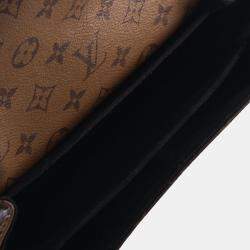 Pre Owned حقيبة كروس بودي لوي فيتون مونوغرام ريفيرس بوشت ميتيس قماش مطلي بني