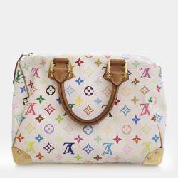 Pre Owned Louis Vuitton Speedy 30 Multicolor Monogram Canvas Top Handle Bag