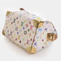 Pre Owned Louis Vuitton Speedy 30 Multicolor Monogram Canvas Top Handle Bag