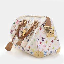Pre Owned Louis Vuitton Speedy 30 Multicolor Monogram Canvas Top Handle Bag