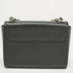 Pre Owned Louis Vuitton Twist MM Black Epi Leather Shoulder Bag