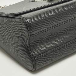 Pre Owned Louis Vuitton Twist MM Black Epi Leather Shoulder Bag