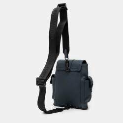 Pre Owned Louis Vuitton Blue Taurillon Christopher XS