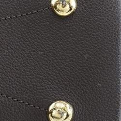 Pre Owned Louis Vuitton Brown Monogram Empreinte Metis Hobo