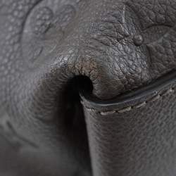 Pre Owned Louis Vuitton Brown Monogram Empreinte Metis Hobo