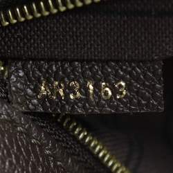 Pre Owned Louis Vuitton Brown Monogram Empreinte Metis Hobo