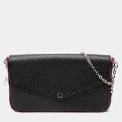Pre Owned Louis Vuitton Black Epi Pochette Felicie