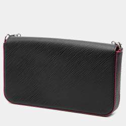 Pre Owned Louis Vuitton Black Epi Pochette Felicie