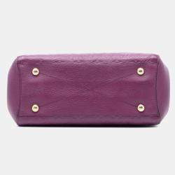 Pre Owned Louis Vuitton Purple Monogram Empreinte Montaigne MM