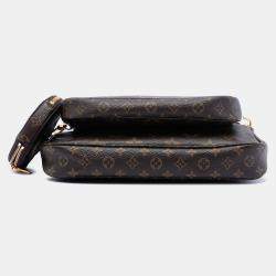 مملوكة مسبقًا حقيبة لويس فيتون مونوغرام بني ملتي بوشيت أكسسوارات