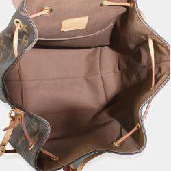 Pre Owned Louis Vuitton Montsouris PM Brown Monogram Canvas Backpack