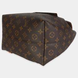 Pre Owned Louis Vuitton Montsouris PM Brown Monogram Canvas Backpack