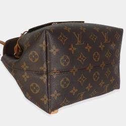 Pre Owned Louis Vuitton Montsouris PM Brown Monogram Canvas Backpack