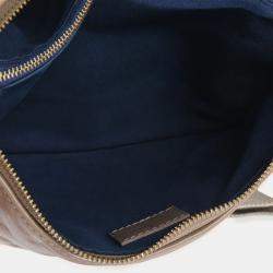 مملوكة مسبقًا Louis Vuitton Taupe Monogram Embossed Lambskin Coussin PM