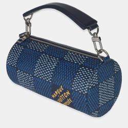 Pre Owned Louis Vuitton Damier Heritage Canvas Soft Polochon PM