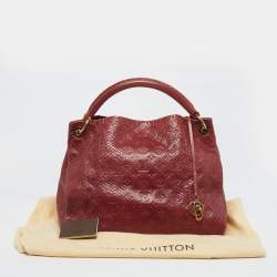 مملوكة مسبقًا Louis Vuitton Artsy MM Red Monogram Python Bag
