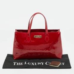 مملوكة مسبقًا Louis Vuitton Wilshire PM Pomme D’amour Monogram Vernis Bag