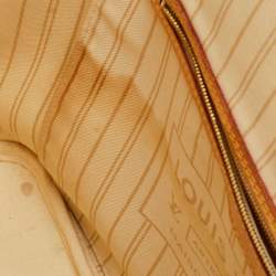 Pre Owned Louis Vuitton Neverfull MM Damier Azur Canvas Bag