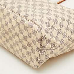 Pre Owned Louis Vuitton Neverfull MM Damier Azur Canvas Bag