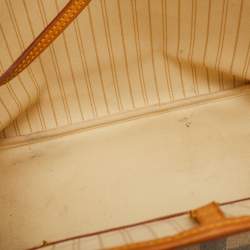 Pre Owned Louis Vuitton Neverfull MM Damier Azur Canvas Bag