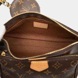 مملوكة مسبقًا حقيبة لوي فيتون بوشت موني غرام بنية متعددة الاستخدامات