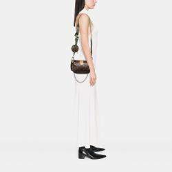 مملوكة مسبقًا حقيبة لوي فيتون بوشت موني غرام بنية متعددة الاستخدامات