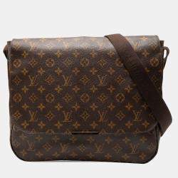 Pre Owned Louis Vuitton Brown Monogram Beaubourg Messenger MM