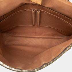 Pre Owned Louis Vuitton Brown Monogram Beaubourg Messenger MM