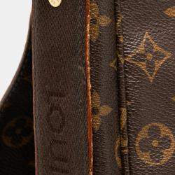 Pre Owned Louis Vuitton Brown Monogram Beaubourg Messenger MM