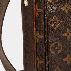 Pre Owned Louis Vuitton Brown Monogram Beaubourg Messenger MM