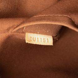 Pre Owned Louis Vuitton Brown Monogram Beaubourg Messenger MM