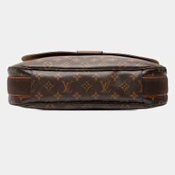 Pre Owned Louis Vuitton Brown Monogram Beaubourg Messenger MM