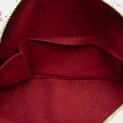 Pre Owned Louis Vuitton White Monogram Multicolore Trouville