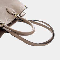 Pre Owned Louis Vuitton Brown Monogram Empreinte OnTheGo MM