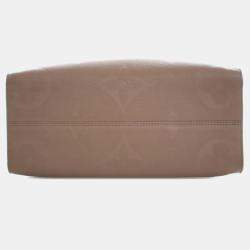 Pre Owned Louis Vuitton Brown Monogram Empreinte OnTheGo MM
