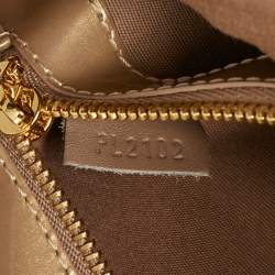 Pre Owned Louis Vuitton Sobe Vert Impression Vernis Clutch